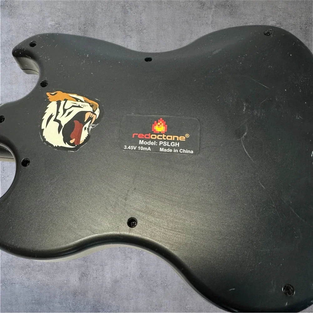 RedOctane Guitar Hero SG Controller PS2 Black White PSLGH Wired Untested